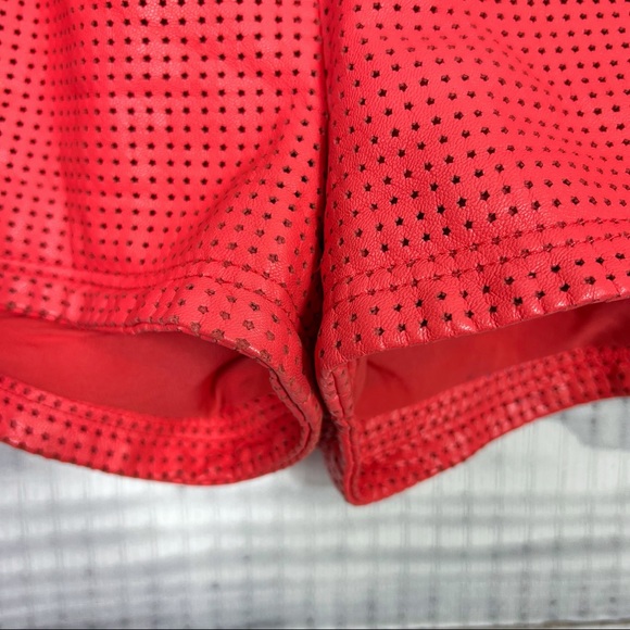 ❌SOLD❌Rebecca Minkoff Perforated Leather Shorts - Picture 3 of 9